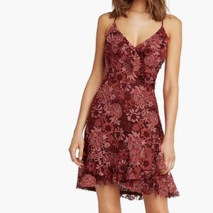 Ruffle lace dress